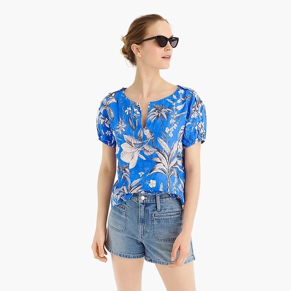 J. Crew Tops - J. Crew Linen Top LIKE NEW!